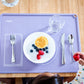 Chamos Montessori Placemat For Toddlers - Kids Silicone Mats For Dining Table - Set Of 2 - Table Setting Learning (Lavender And