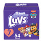 Luvs Size 7 Baby Diapers, Platinum Protection Bluey Diapers For Day & Night, Size 7, 54 Count (Packaging May Vary)