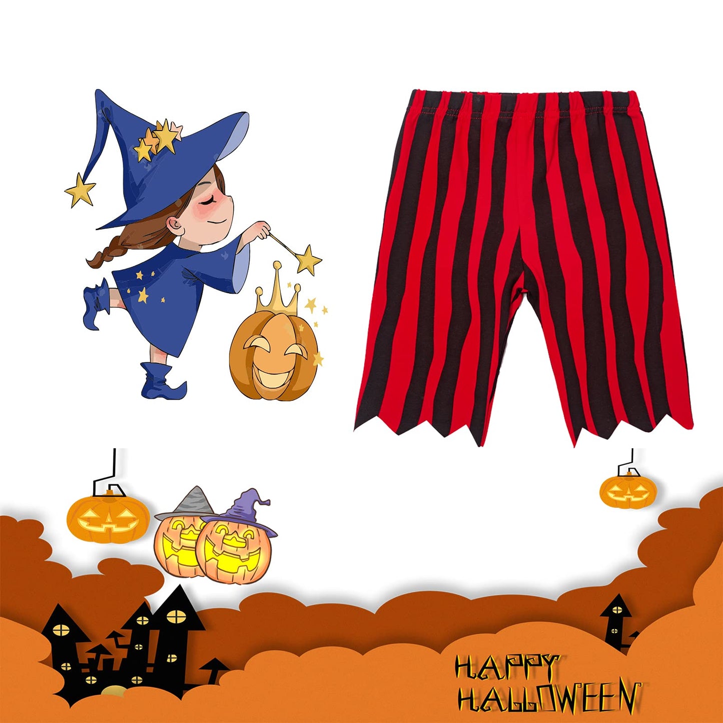 3Pcs Baby Boys Pirate Halloween Costume Infant Pirate Outfit Long Sleeve Pants With Headband (Black02, 12-18 Months)
