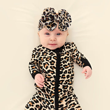 Yanjie Baby Girl Headbands With Bows, Soft Elastics Handmade Velvet Hairbands And Accessories For Infant Toddlers Kids In Khaki,