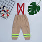 Toddler Firefighter Costume Boy: Baby Fireman Costume For Kids Halloween Costumes Cosplay Firefighter Outfit Pants Suspenders Fi