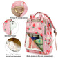 Xunteny Strawberry Baby Diaper Bag Backpack For Girls Boys, Waterproof Large Maternity Nappy Bags For Mom