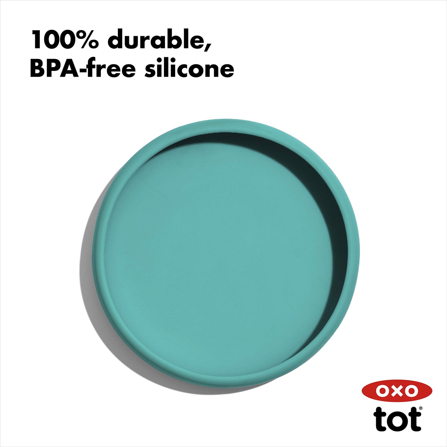 Oxo Tot Silicone Plate Teal