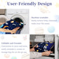 Baby Play Mat For Floor, Gfu Non-Slip 50X50 Playpen Mat, Thick One-Piece Crawling Mat Blue, Infants Playmat Foldable And Machine