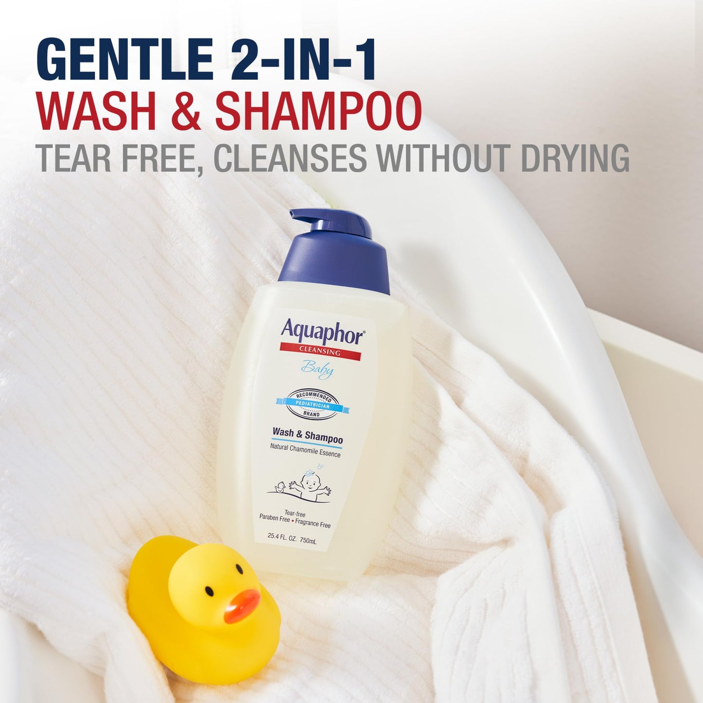 Aquaphor Baby Skincare Essentials Gift Set with Aquaphor Baby Wash and Shampoo, Aquaphor Baby Healing Ointment, and Aquaphor Dia