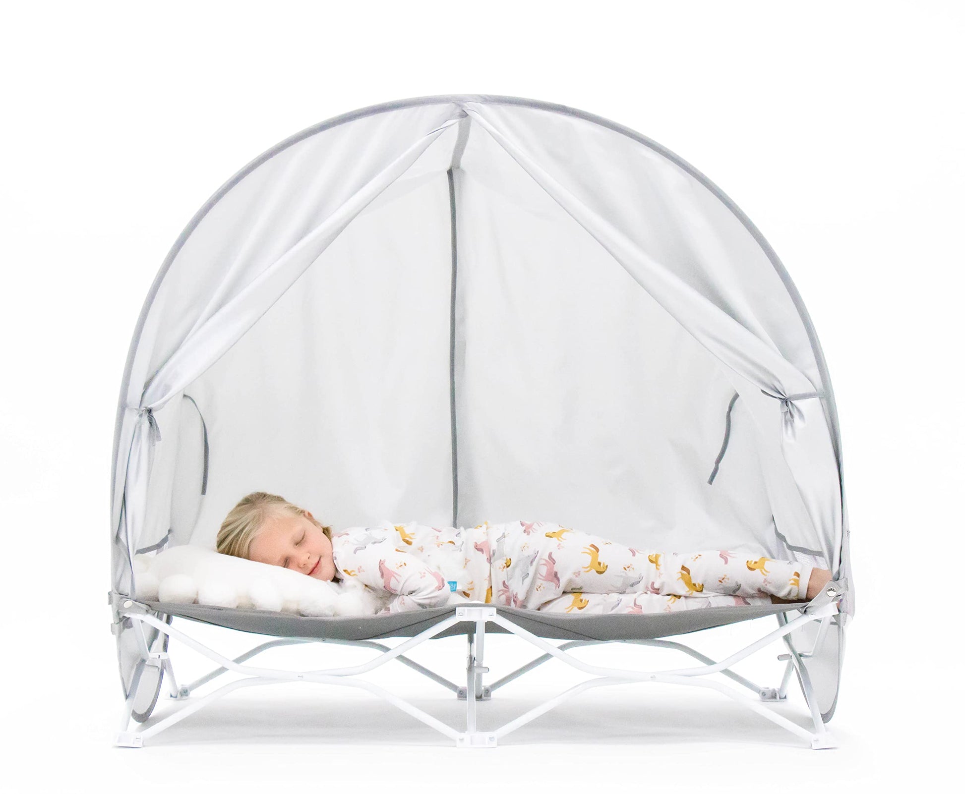 Regalo My Cot Deluxe Portable Toddler Bed With Canopy, Provides Uv Protection