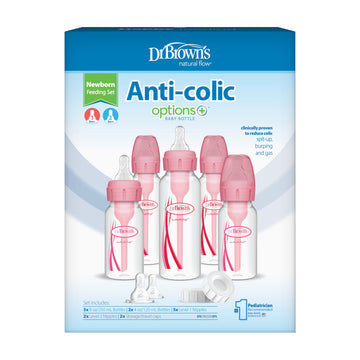 Dr. Brown'S Options Feeding Bottles Gift Set In Pink