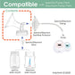 Maymom Wide Neck Pump Part Compatible Wtih Spectra S1/S2 Pumps; Incl Wide Mouth Flange; Not Original Spectra Flange; Replaces Sp