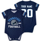 OAOANS Tennessee Baby Clothes Custom Name Number Personalized Football Baby Jersey Clothing Newborn Toddler Apparel 0-24 Months 
