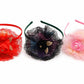 Baby Girls Floral Hair Band | Rose Flower Hair Accessory | Soft & Lightweight Hairband For Babies & Kids | Pack Of 3