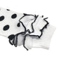 Allydrew 3 Pack Ruffle Bottom Baby Leg Warmers & Toddler Leg Warmers, White, Black, Peachy Pink