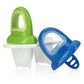 Nuby Garden Fresh Fruitsicle Frozen Pop Tray, Blue/Green, 2 Piece