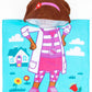Disney Doc Mcstuffins Doc Kids Bath/Pool/Beach Hooded Poncho - Super Soft & Absorbent Cotton Towel, Measures 22 X 22 Inches (Off