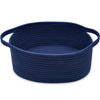 Abenkle Small Woven Storage Basket With Handles - 12'X8'X5', Decorative Rope Bin For Home Organization, Cat & Dog Toys, Shelf