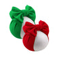 Lddcx Bows For Baby Girls Headband, Newborn Bows Headbands Baby Hair Bows Hairbands Hair Accessories.(Fd104) (Red Green)