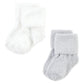 Hudson Baby Unisex Baby Cotton Rich Newborn And Terry Socks, Blue Star, 12-24 Months