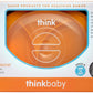 Thinkbaby Thinksaucer Suction Plate, Orange