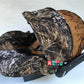 Rosy Kids Infant Carseat Canopy Cover 3pc Whole Caboodle, Baby Car Seat Cover Outdoor Kit, Oak Tree Camouflage Faux Suede Tassel