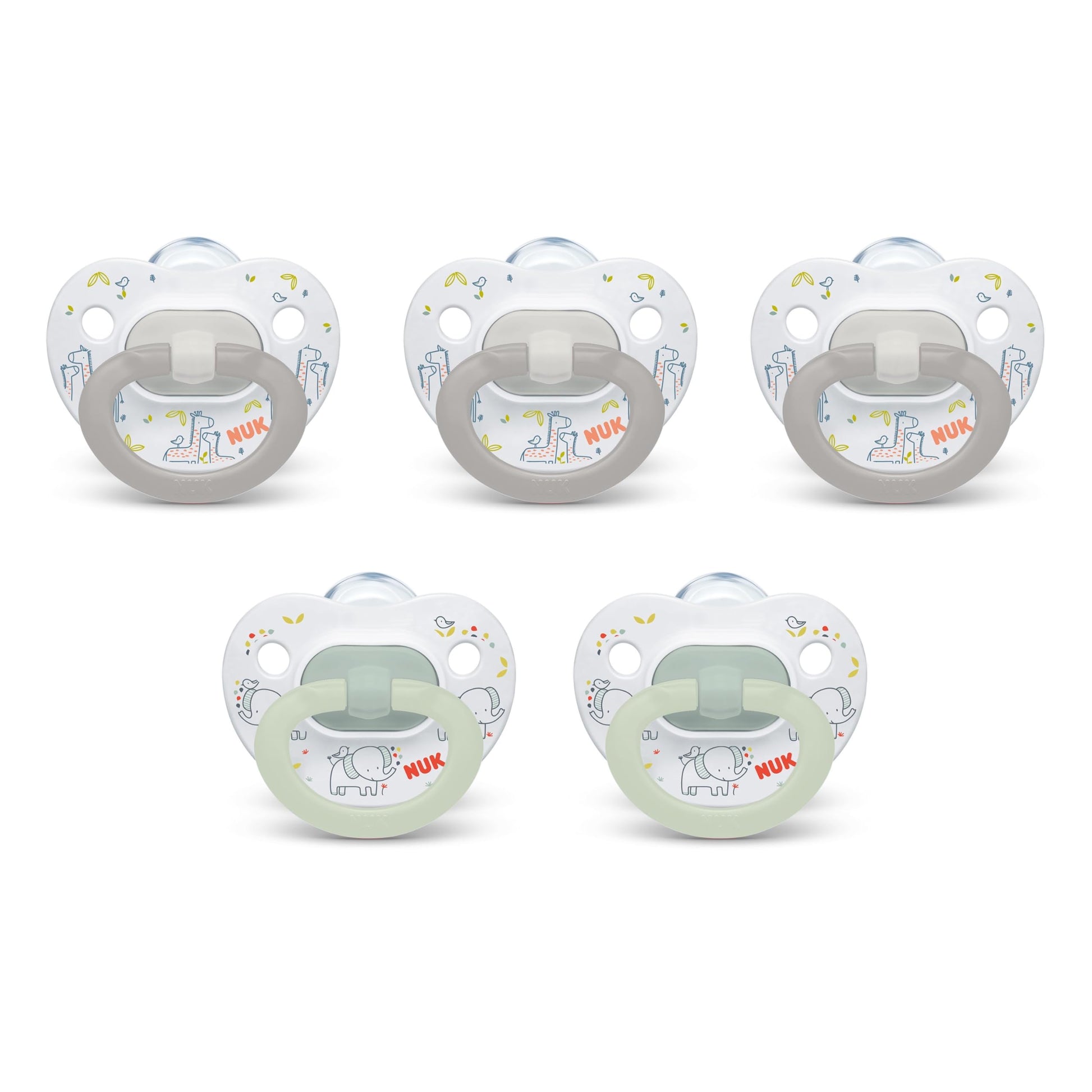 NUK Orthodontic Pacifier, 6-18 Months, 2-Pack, Baby Boys