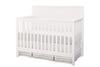 Imagio Baby Emery 4 in 1 Convertible Panel Crib, White