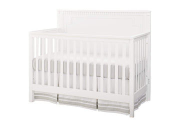 Imagio Baby Emery 4 in 1 Convertible Panel Crib, White
