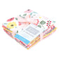 Hudson Baby Unisex Baby Flannel Cotton Washcloths, Modern Botanical 12 Pack, One Size
