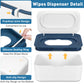 6 Pack Baby Wipes Dispenser Wipe Holder With Lids Refillable Wipes Container With Sealing Design Keeps Wipes Fresh Easy Open And