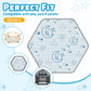 Hexagon Baby Play Mat 52X45In: Thick & Soft Cushioned Padded Hexagon Playpen Mat For Babies Toddlers & Infant - Non-Slip Silicon