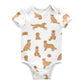Vvfelixl Baby Girls' Bodysuits Golden Retriever Dogs Short Sleeve Cotton Baby Clothes For Girls 0-3 Months Puppy