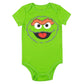 Sesame Street Elmo Cookie Monster Oscar The Grouch Big Bird Infant Baby Boys 5 Pack Bodysuits White 24 Months