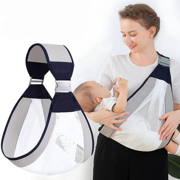 Baby Carrier for Newborn to Toddler | Adjustable Sling Wrap | Lightweight Breathable Baby Carrier with Thick Shoulder Strap | Co