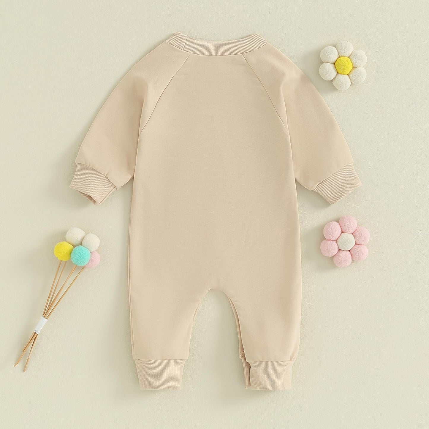 Visgogo Infant Baby Girls Big Lil Sis Matching Set Sweatshirt Romper Letter Embroidery Sweater Toddler Clothes (B-Apricot Lil Si