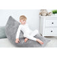 Kisbini Toddler Girls Boys Pajamas Basic Solid Color Cotton Sleepwear Soft Long Sleeve Pjs 2Pcs Set White