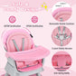 HONEY JOY 8 in 1 Baby High Chair, Convertible Highchair for Babies and Toddlers/Table and Chair Set/Building Block Table/Booster
