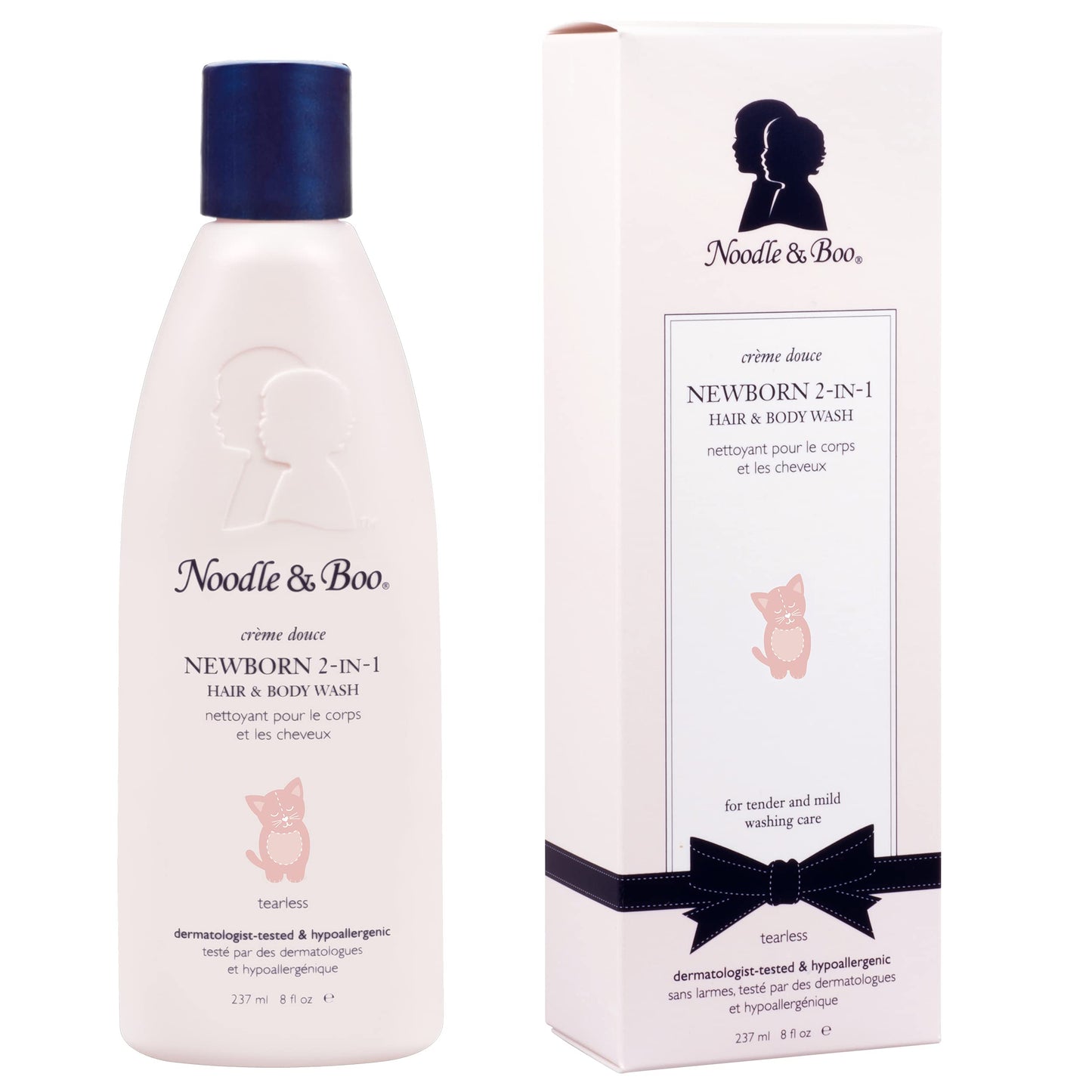 Noodle & Boo 2 In 1 Newborn Hair & Body Wash For Baby, Tear Free And Hypoallergenic, 8 Fl Oz (Pack Of 1)