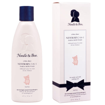 Noodle & Boo 2 In 1 Newborn Hair & Body Wash For Baby, Tear Free And Hypoallergenic, 8 Fl Oz (Pack Of 1)