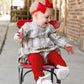 Rufflebutts Girls Red Bow Headband - One Size