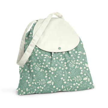 Esembly Day Bag - Reusable Wet and Dry Bag Made From Recycled Fabric With Dual Waterproof Compartments for Cloth Diapers, Swimsu