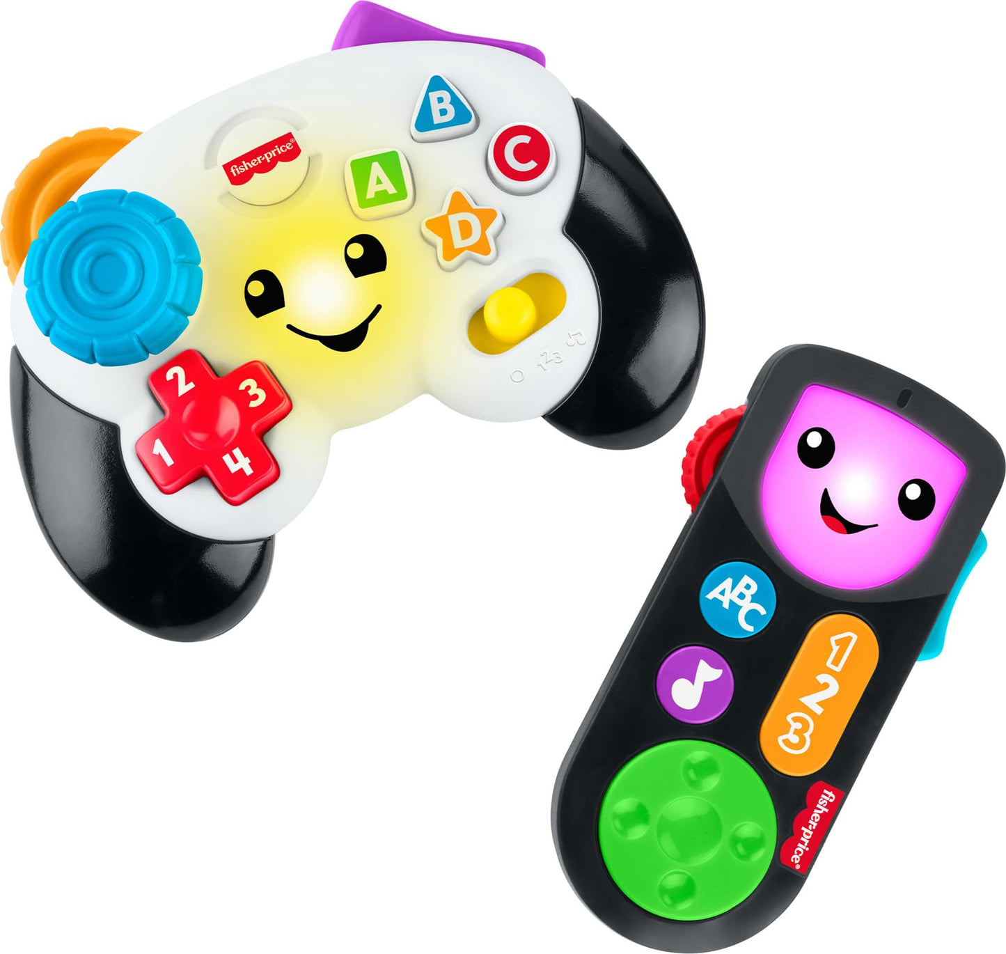Fisher-Price Baby & Toddler Toys Laugh & Learn Play & Stream Tech Set, Pretend Video Game & Remote Control for Infants Ages 6+ M