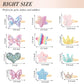Obeoby 24 Pack Hair Clips For Girls, Star Crown Butterfly Shaped Hair Barrettes Metal Snap Hair Clips Hair Accessories For Baby