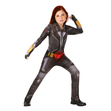Rubie'S Girl'S Marvel Studios Black Widow Movie Deluxe Costume, Black Suit, Large