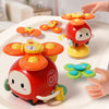 3Pcs Suction Cup Spinner Toy For Baby High Chair Toys 6-12-18,Baby Toys 6 To 12 Months Infant Helicopter Spinning Bath Toys Mont