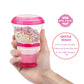 Cereal On The Go Cups Breakfast Drink Cups Portable Yogurt and Cereal to-Go Container Cup