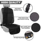 Runeti Car Seat Protector For Child And Baby Seats - 2 Pack Premium Fabic Waterproof & Non-Slip Backing Thick Padding With Mesh