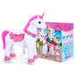 PonyCycle Ride on Unicorn Ride on Toys for Girls Riding Pink Unicorn Rocking Horse Essential Model E (with Brake/ 30 Height/Size