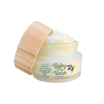Azulbotanicals Baby Tallow Balm With Lavender Leaf And Chamomile Extract, Whipped Grass Fed/Finished Tallow, With Organic Ingred