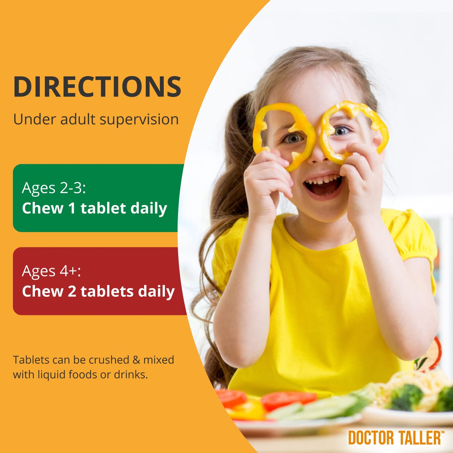 Nubest Doctor Taller Kids - Healthy Height Growth Of Kids With Multivitamins & Multiminerals For Kids Ages 2 To 9 - Support Heig