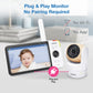 Vtech Vm919-2Hd Baby Monitor, 7' 720P Screen, 2 Cameras, 360 Panoramic Viewing, 110 Wide-Angle View, Night Vision, Up To 1000Ft