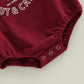 Fybitbo My First Christmas Baby Girl Boy Outfit Sweatshirt Romper Sweater Onesie Long Sleeve Bodysuit Fall Clothes (Red Farm Fre