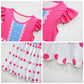Garperkids Girls Bo Peep Costume For Kids Flutter Sleeve Princess Polka Dot Dress Summer Casual Dress Party Dress Up Children Ou